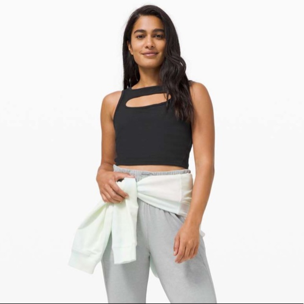 Lululemon LA Front Cut-Out Crop Tank